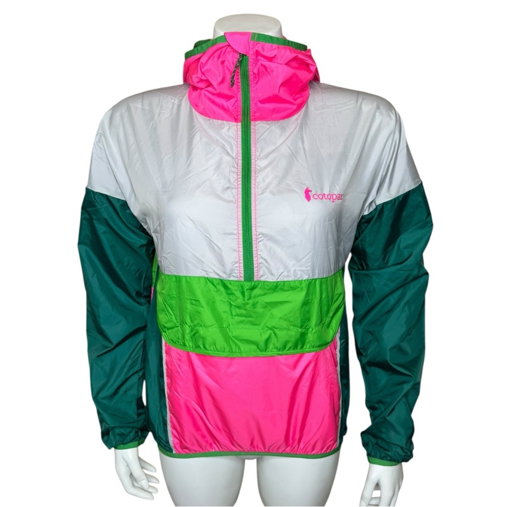 Cotopaxi Teca Half-Zip Windbreaker Jacket XS Colorblock Hooded Pullover NWOT